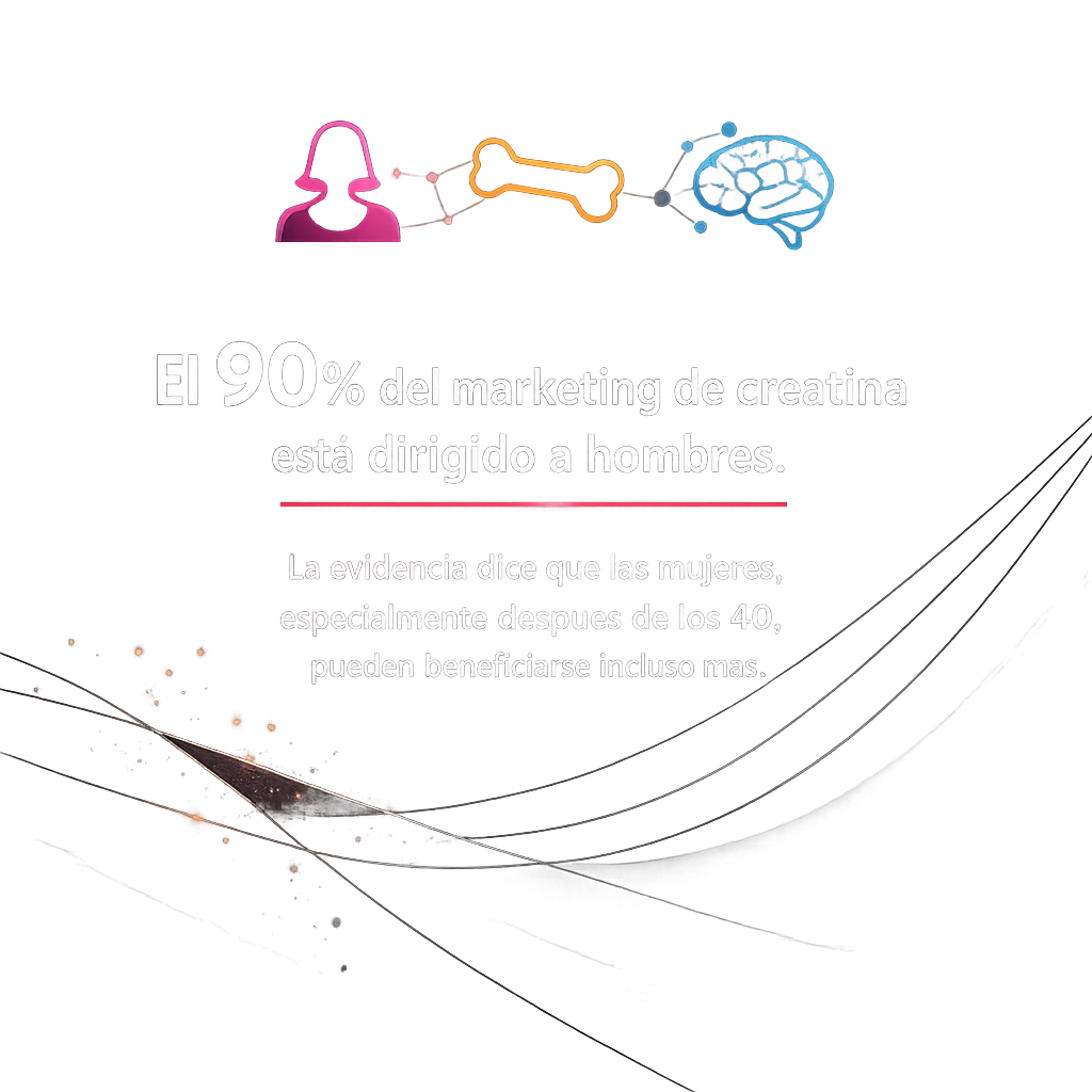 Creatina para mujeres: beneficios hormonales, óseos y cognitivos que nadie te está contando