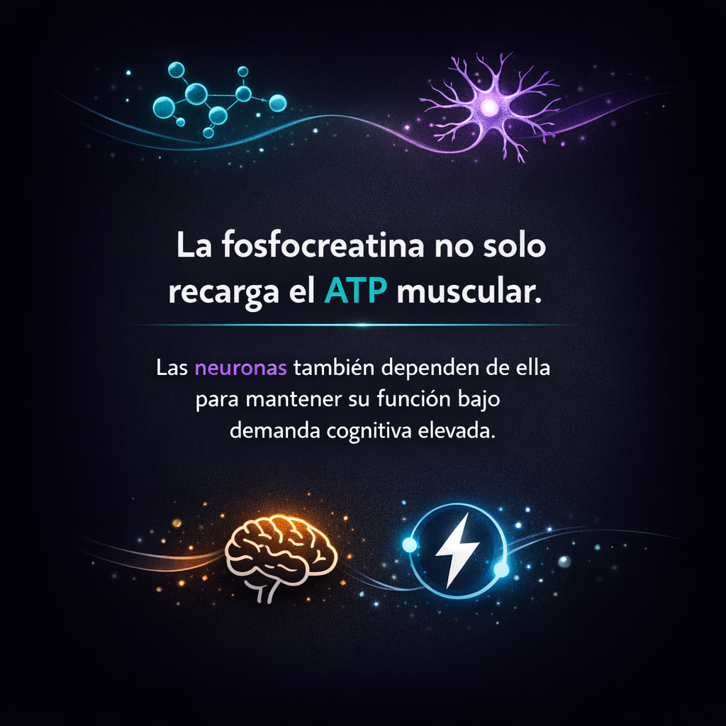 Creatina y cerebro: evidencia de mejora cognitiva en adultos bajo estrés y privación de sueño