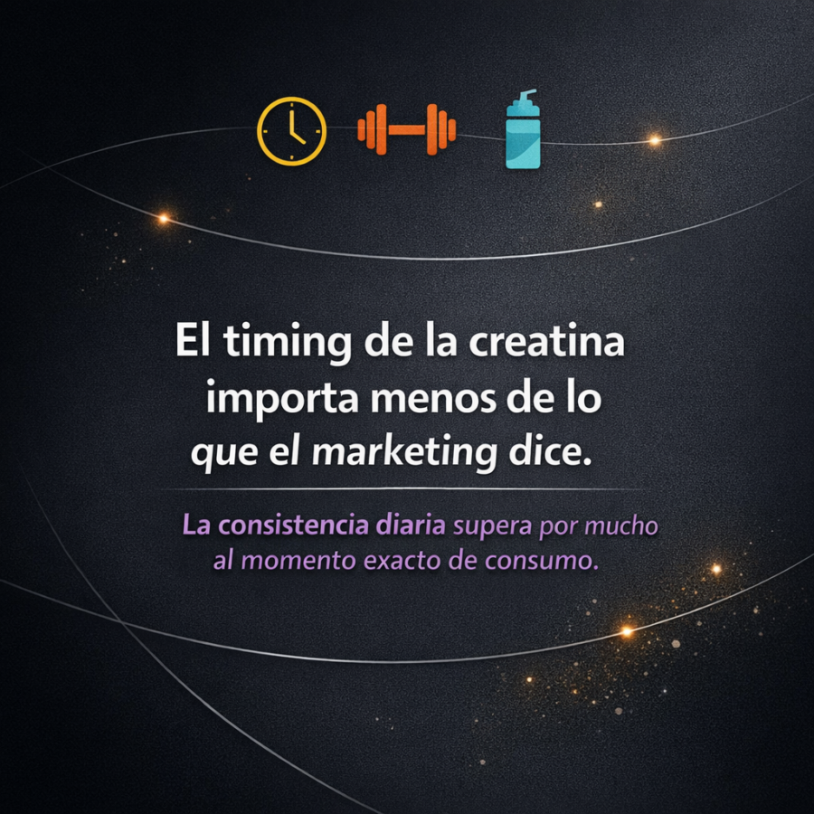 Cuándo tomar la creatina: antes, durante o después del entrenamiento — lo que dice la evidencia