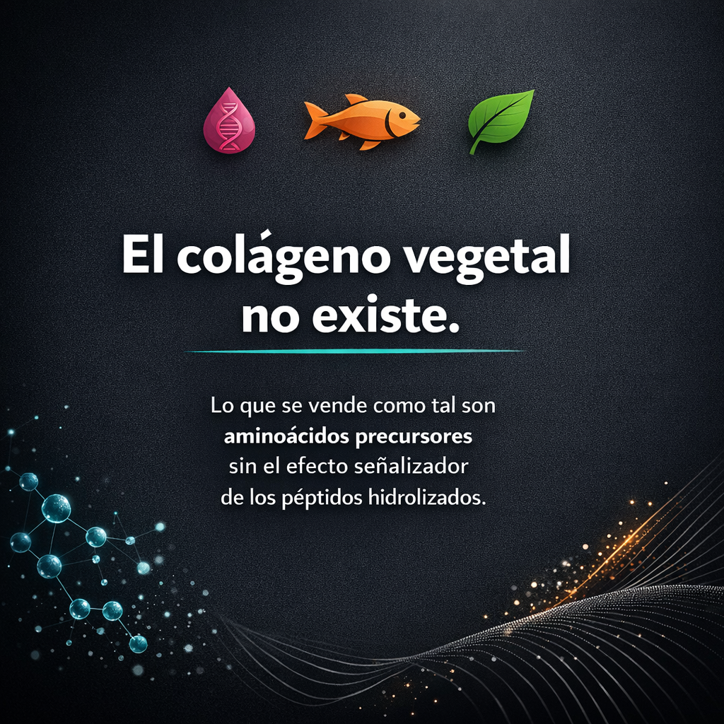 Colágeno bovino vs marino vs vegetal: cuál elegir y por qué importa la fuente