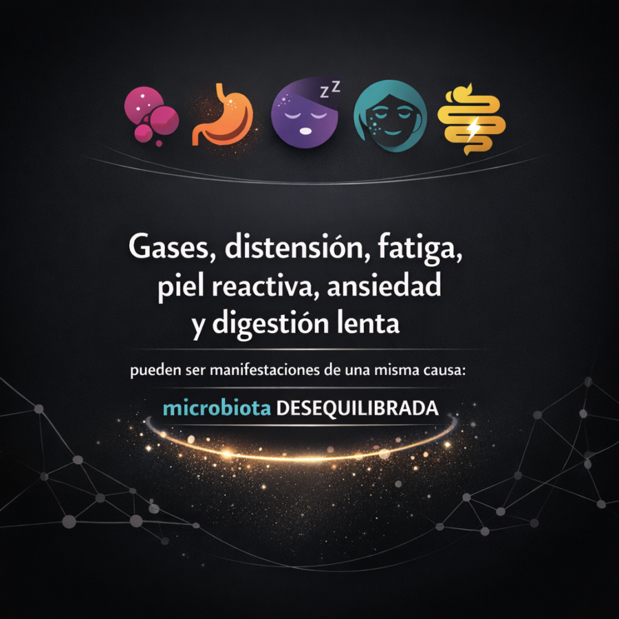 Disbiosis intestinal: síntomas, causas y estrategias nutricionales para reequilibrar tu microbioma